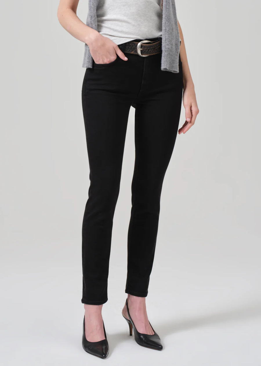 Citizens of Humanity Sloane Skinny Plush Black