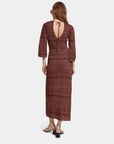 Scotch and Soda Terracotta Pointelle Knitted Dress