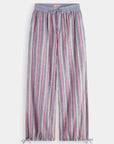 Scotch and soda Multicolour lurex striped beach pants