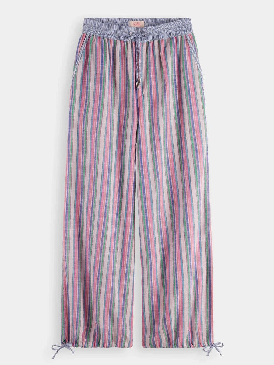 Scotch and soda Multicolour lurex striped beach pants