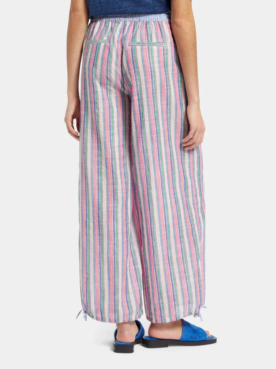 Scotch and soda Multicolour lurex striped beach pants