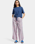 Scotch and soda Multicolour lurex striped beach pants