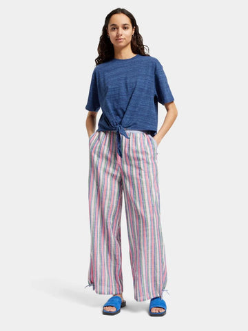 Scotch and soda Multicolour lurex striped beach pants