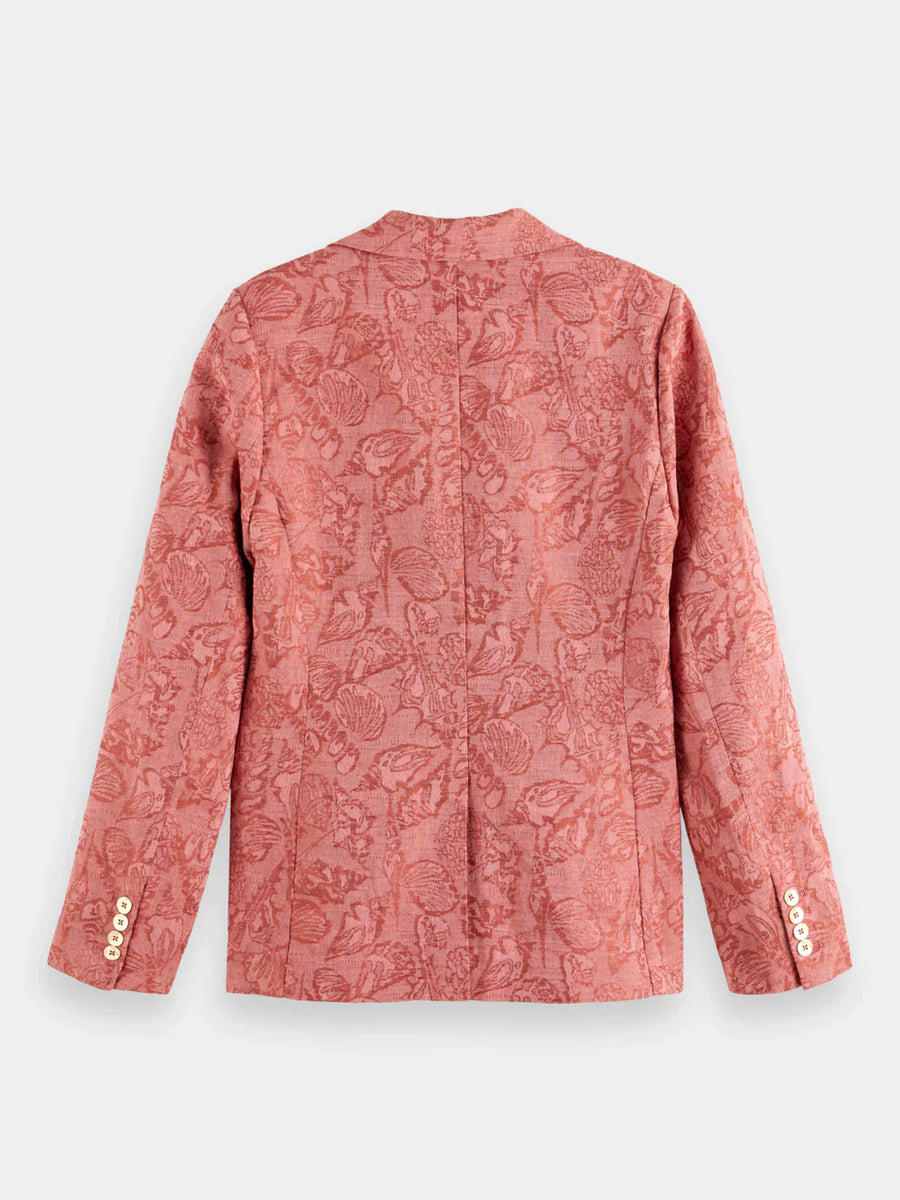 Scotch and Soda Shell Batik Jacquard SB Blazer