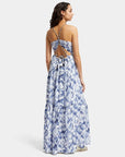 Scotch and Soda Shell Batik Waisted Maxi Dress