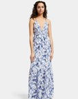 Scotch and Soda Shell Batik Waisted Maxi Dress