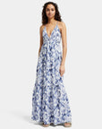 Scotch and Soda Shell Batik Waisted Maxi Dress