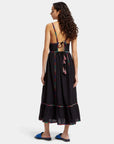 Scotch and Soda Evening Embroidery Maxi Dress