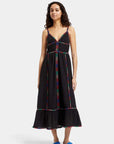 Scotch and Soda Evening Embroidery Maxi Dress