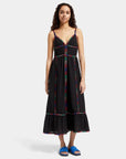 Scotch and Soda Evening Embroidery Maxi Dress