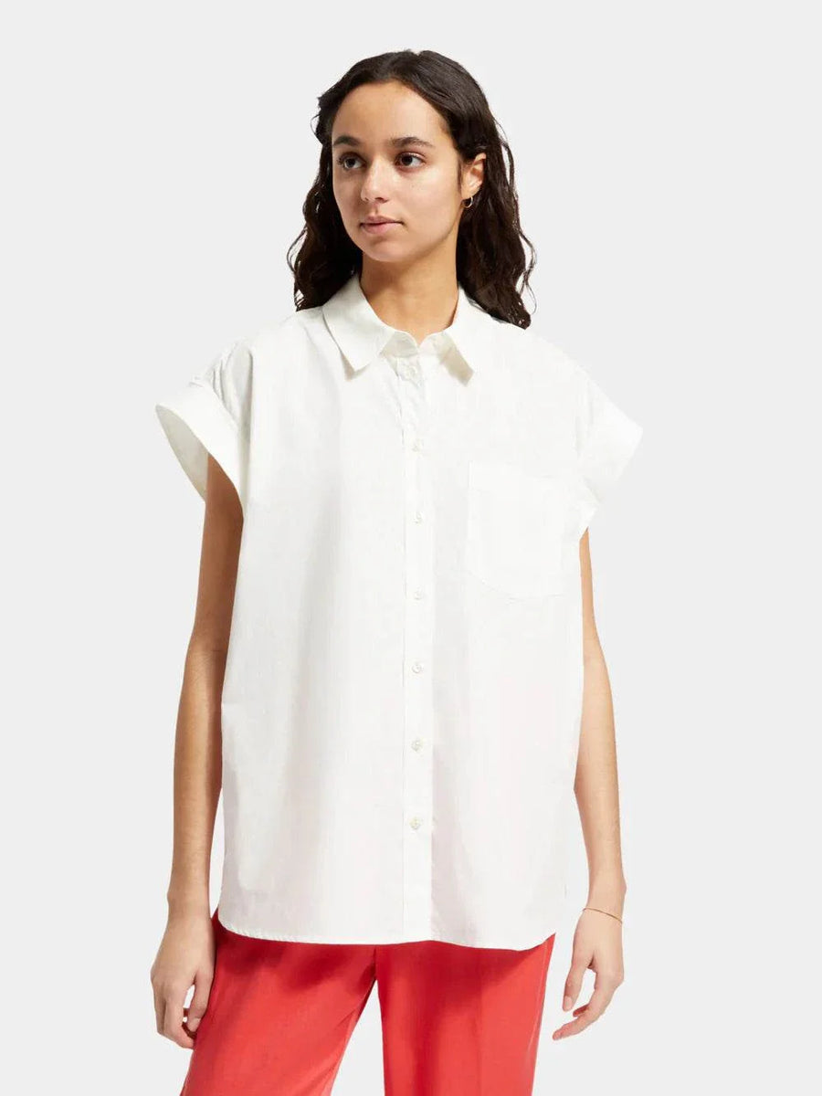 Scotch and Soda Short Sleeve Shirt White