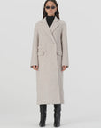 Elka Collective Laurence Coat Ivory Marle