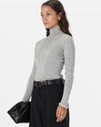 Elka Collective Odette Knit Top Grey Marle