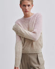 Second Female Lura Knit O-Neck Mauve Morn