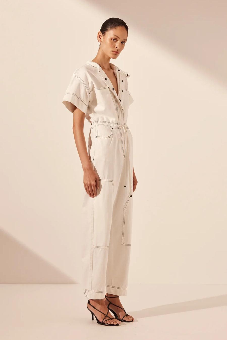 Shona Joy Hana Short Sleeve Boiler Suit