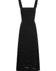 Posse Amelia Square Neck Dress Black