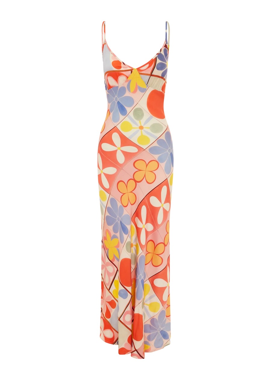 Kinga Csilla Saguaro Jamey Triangle Slip Maxi 