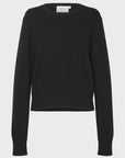 Bassike Wool Cashmere Classic Knit Black