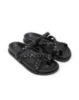 La Tribe Braided Sandal Black