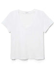 Perfectwhitetee Hendrix Basic V Neck Tee White