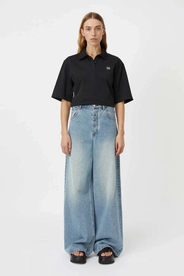 Camilla and Marc Adrian Wide leg Denim Jean Light Vintage Blue