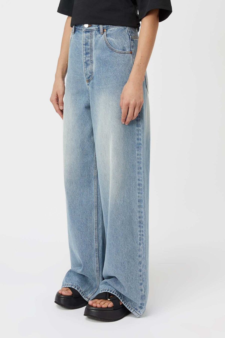 Camilla and Marc Adrian Wide leg Denim Jean Light Vintage Blue