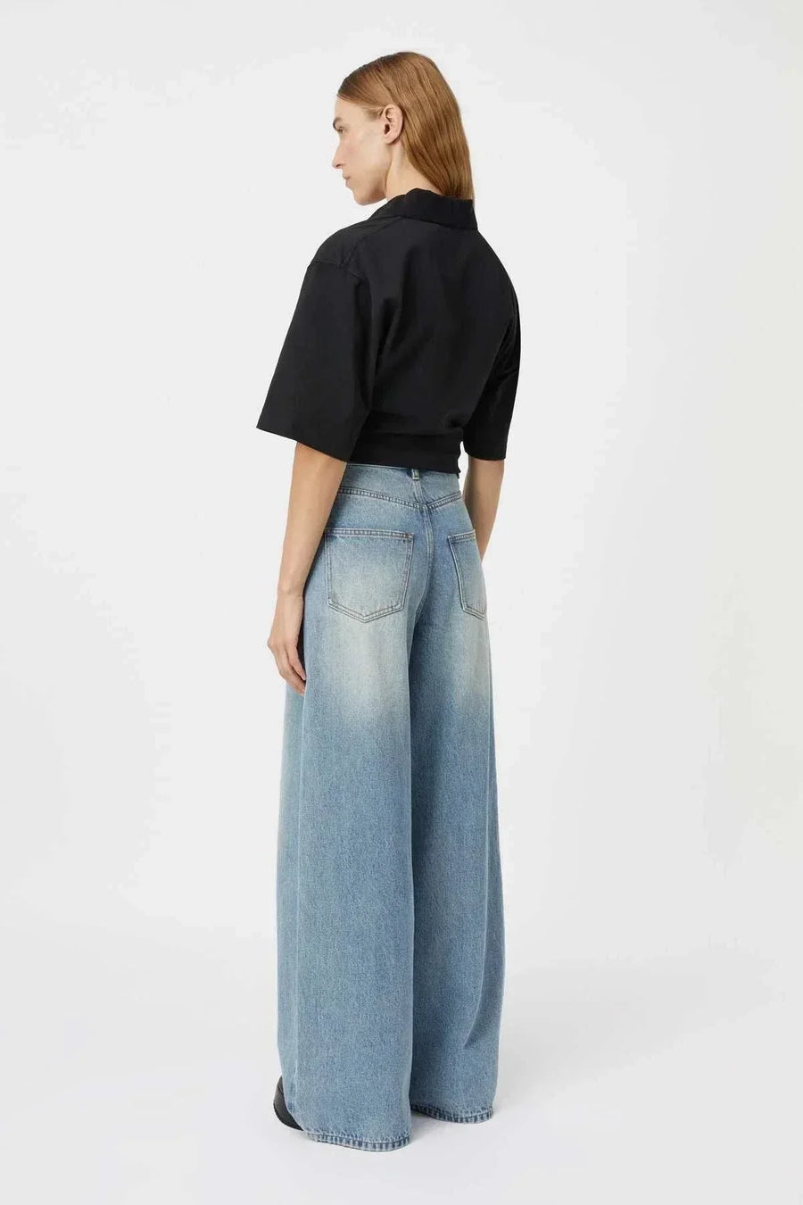 Camilla and Marc Adrian Wide leg Denim Jean Light Vintage Blue