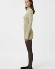 Camilla and Marc Aretz Turtleneck Knit Top Champagne