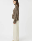 Camilla and Marc Caro Turtleneck Chocolate Tweed