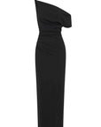 Camilla and Marc Mara Asymmetric Midi Dress Black