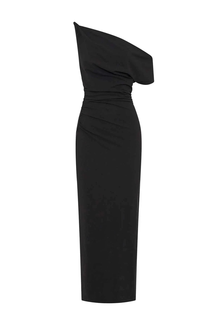 Camilla and Marc Mara Asymmetric Midi Dress Black