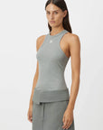 Camilla and Marc Nora Rib Top Grey Marle