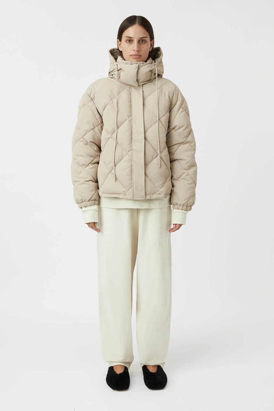 Camilla and Marc Wynston Puffer Jacket Oyster