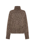 Camilla and Marc Caro Turtleneck Chocolate Tweed