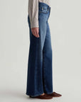 AG Adria Low Rise Wide Leg Denim