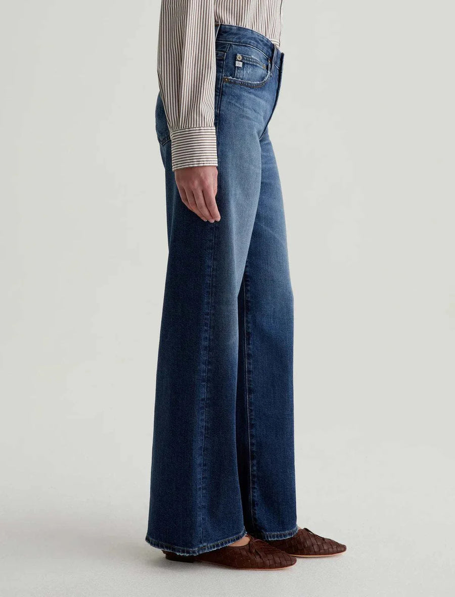 AG Adria Low Rise Wide Leg Denim