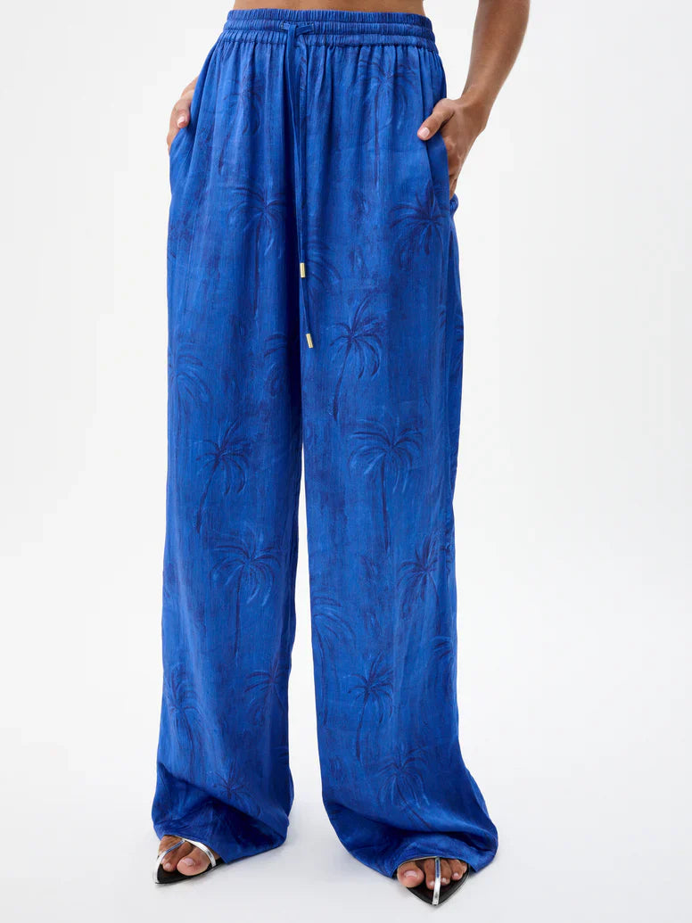 Roame Coast Pant Palm Paradiso Bleu