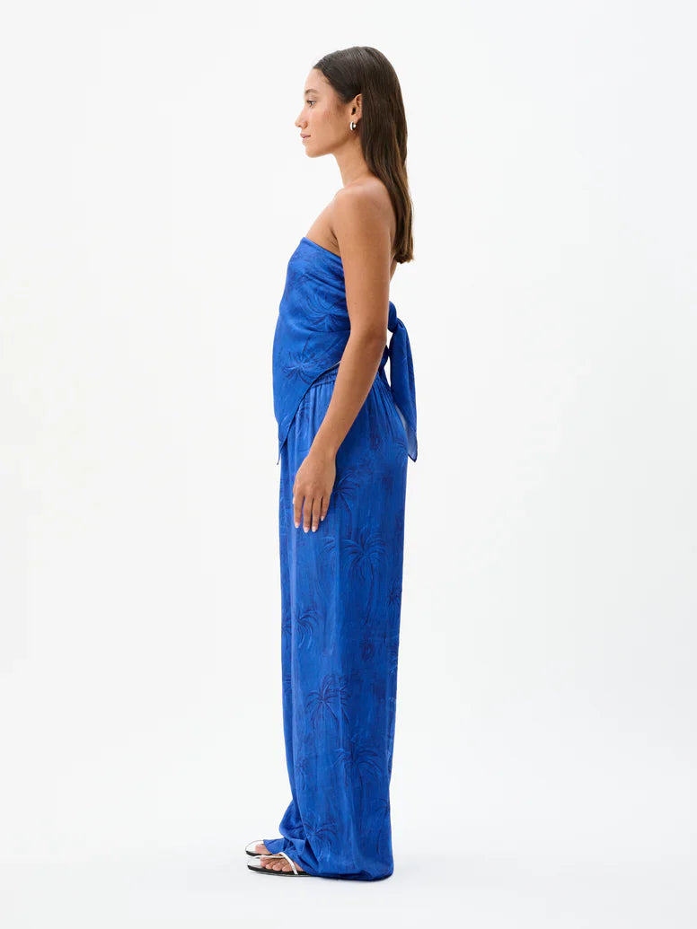 Roame Coast Pant Palm Paradiso Bleu