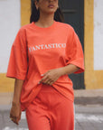 Araminta James Fantastico Tee Lobster Red