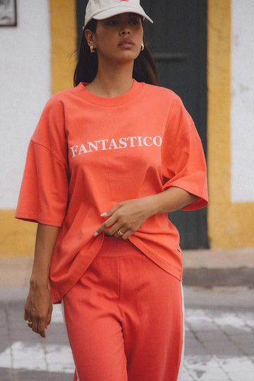 Araminta James Fantastico Tee Lobster Red