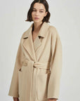 Friends with Frank The Camilla Coat Biscuit Cashmere Blend