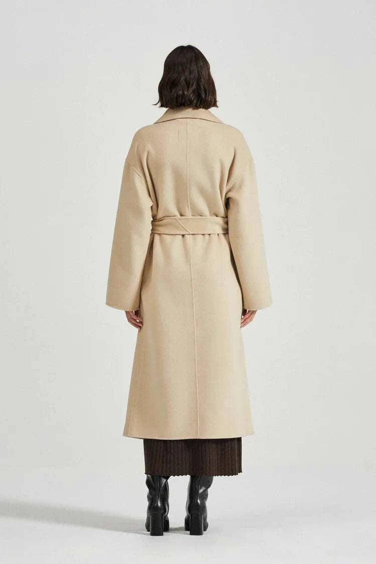 Friends with Frank The Camilla Coat Biscuit Cashmere Blend