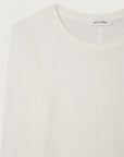 American Vintage Gamipy T Shirt Long Sleeve Crew Neck White