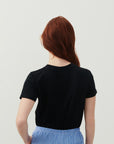 American Vintage Gamipy T Shirt Crew Neck Black