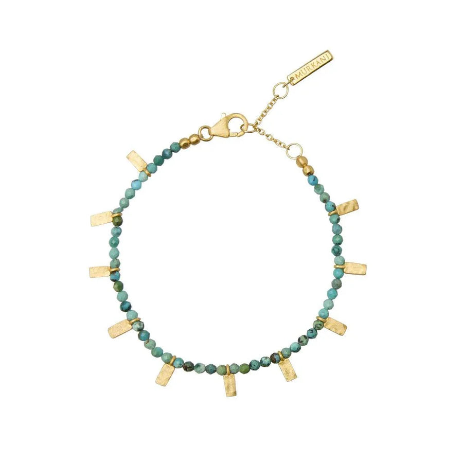 Murkani Turquoise Bracelet Gold