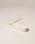 Gentle Habits Ceramic Incense Holder White