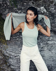 Rowie Hubert Knit Tank Sage