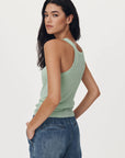 Rowie Hubert Knit Tank Sage