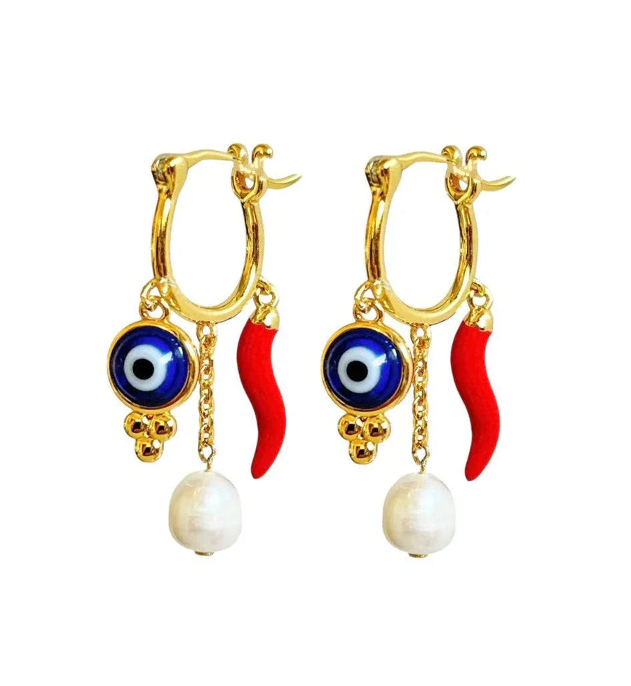 Gold Sister Crazy Muma Gold Earrings