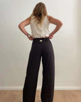 Zaziba Jaya Linen Pant Black